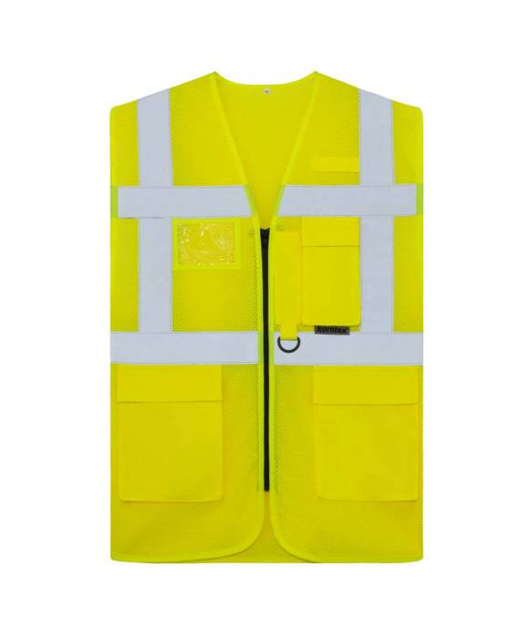 HÁLÓS PRÉMIUM MELLÉNY `LARISA` - Hi-Vis Yellow, #ECE81A<br><small>UT-kxcmmfhvye-2xl</small>