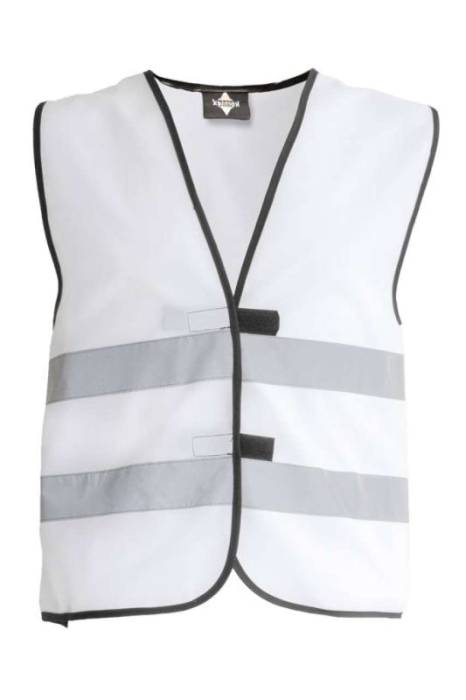 SAFETY VEST FOR KIDS `AARHUS` - White, #fcf6f5<br><small>UT-kxkwwh-xs</small>