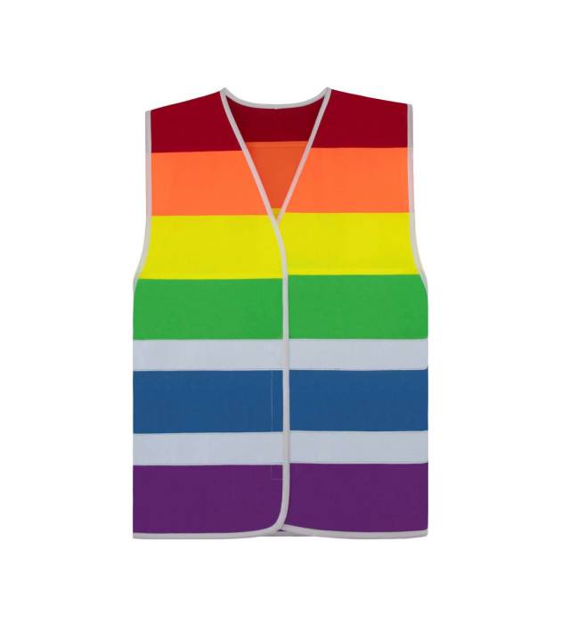 NATPRIDE – SZIVÁRVÁNY `PRIDE` - Red/Orange/Yellow/Green/Blue/Purple (Rainbow)​, #FE6E39/#E0DB06/#32A542<br><small>UT-kxnatpriderai-2xl/3xl</small>