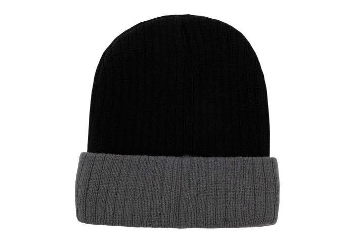 TWO-TONE KNITTED HAT - METZ