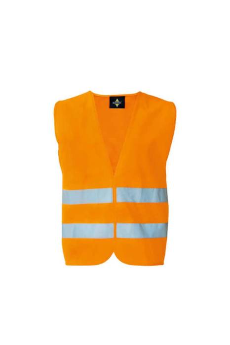 BASIC SAFETY VEST FOR PRINT `KARLSRUHE` - 2 VELCRO - Orange, #FF663F<br><small>UT-kxx217or-2xl</small>