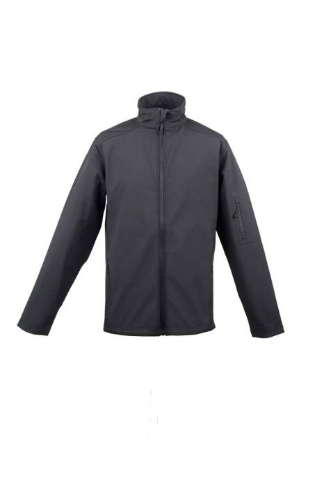 MEN’S 3-LAYER SOFTSHELL JACKET - Charcoal, #4B4F54<br><small>UT-le800ch-4xl</small>