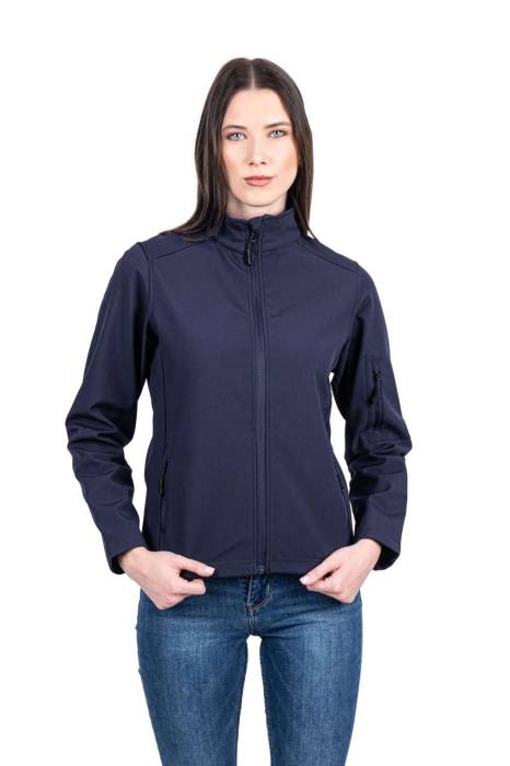 WOMEN’S 3-LAYER SOFTSHELL JACKET - Azure Blue, #4698cb<br><small>UT-le801azb-2xl</small>