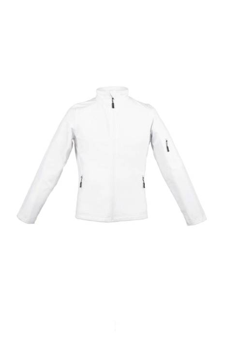 WOMEN’S 3-LAYER SOFTSHELL JACKET - White, #FFFFFF<br><small>UT-le801wh-2xl</small>