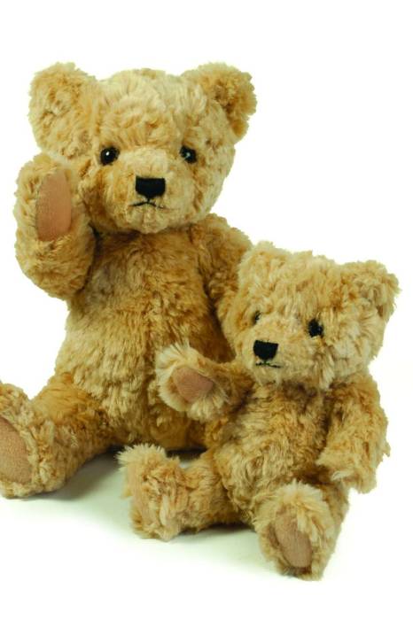 CLASSIC JOINTED TEDDY BEAR - Mid Brown, #9F6B3B<br><small>UT-mm016mbw-m</small>