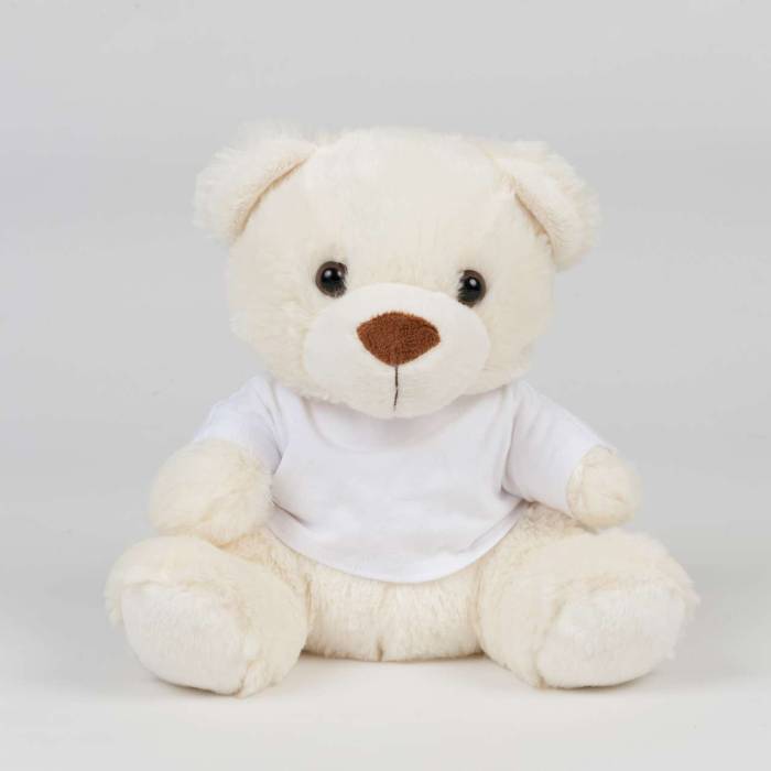 BEAR IN A T-SHIRT - Cream, #f0f0ec<br><small>UT-mm030cm-m</small>