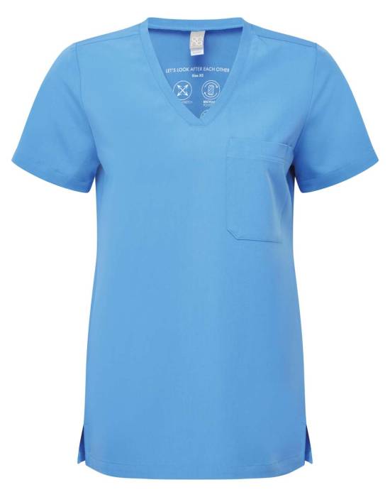 `LIMITLESS` WOMEN’S ONNA-STRETCH TUNIC - Ceil Blue, #5f8dda<br><small>UT-nn300cblu-3xl</small>