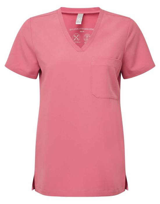 `LIMITLESS` WOMEN’S ONNA-STRETCH TUNIC - Calm Pink, #b46b7a<br><small>UT-nn300cpi-3xl</small>