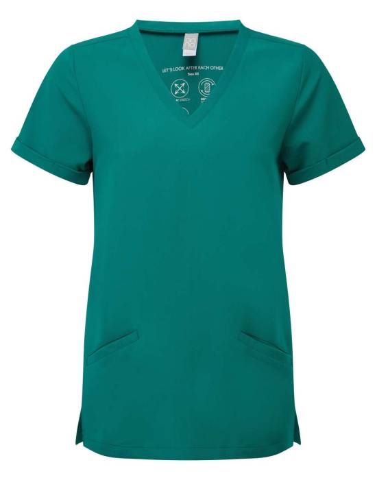 `INVINCIBLE`  WOMEN’S ONNA-STRETCH TUNIC - Clean Green, #00594C<br><small>UT-nn310cgn-2xl</small>