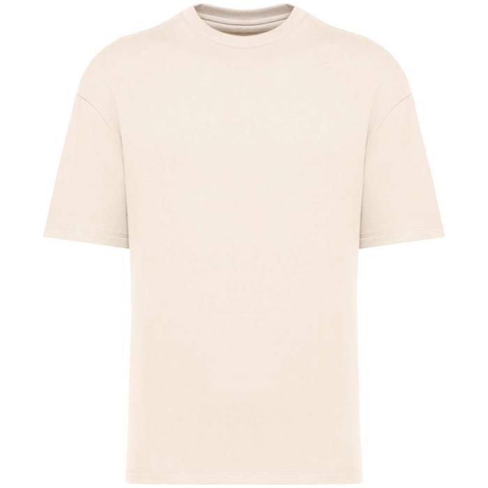 UNISEX ECO-FRIENDLY OVERSIZED FRENCH TERRY T-SHIRT - Ivory, #EFE7D8<br><small>UT-ns308iv-l</small>