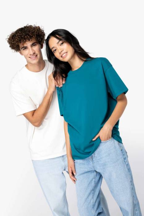 UNISEX SHOULDER LOOSE T-SHIRT - Wet Sand, #a69f88<br><small>UT-ns330wes-2xl</small>