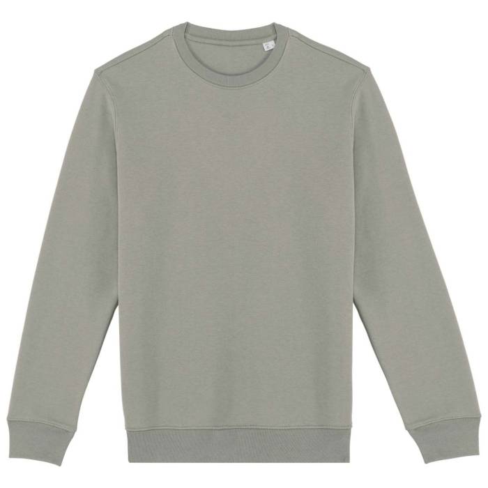 ECO-FRIENDLY UNISEX ROUND NECK SWEATSHIRT - Almond Green, #7e7f74<br><small>UT-ns400alg-2xl</small>