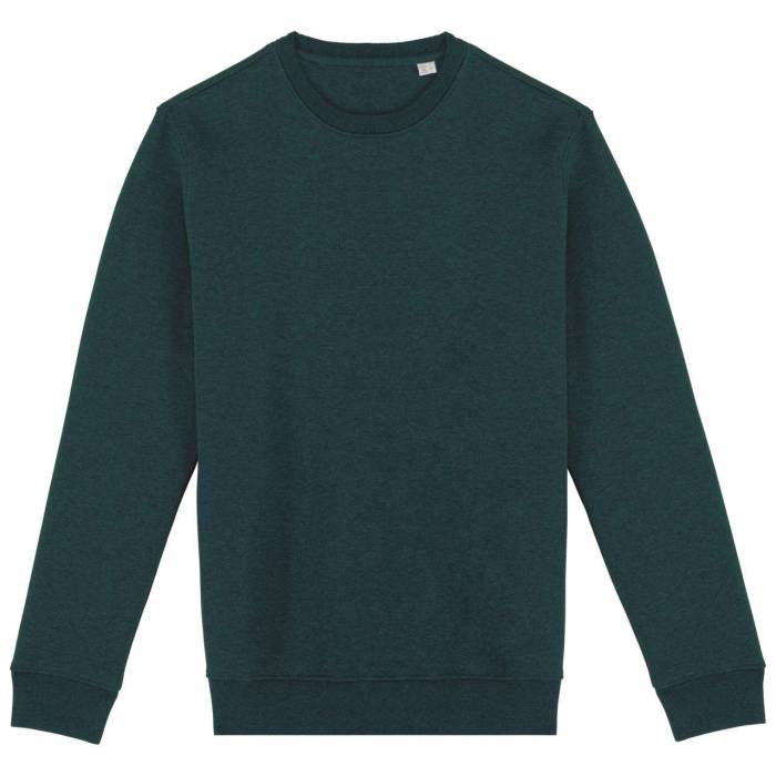 ECO-FRIENDLY UNISEX ROUND NECK SWEATSHIRT - Amazon Green Heather, #051D23<br><small>UT-ns400amgh-3xl</small>