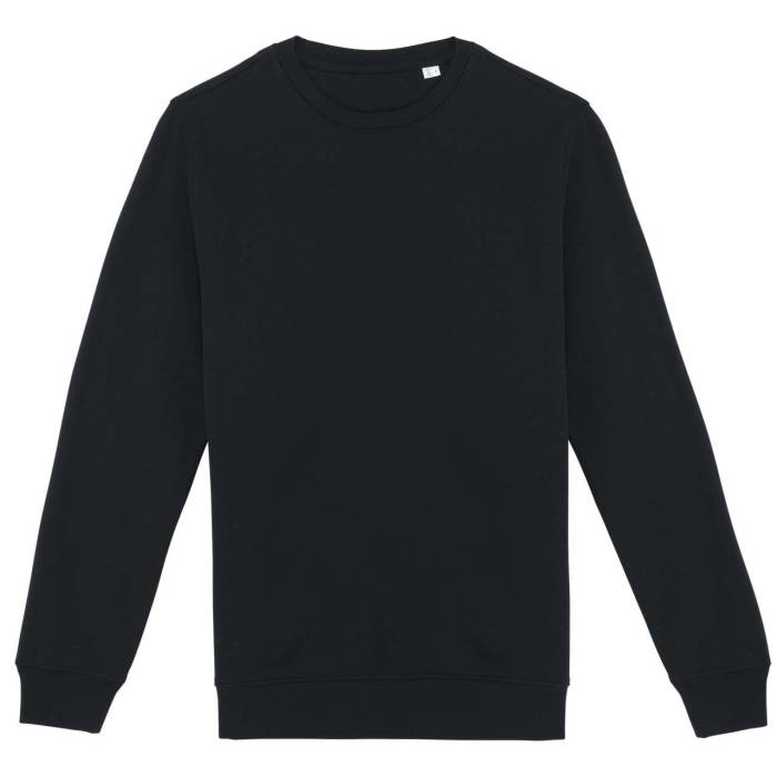 ECO-FRIENDLY UNISEX ROUND NECK SWEATSHIRT - Black, #000000<br><small>UT-ns400bl-2xl</small>