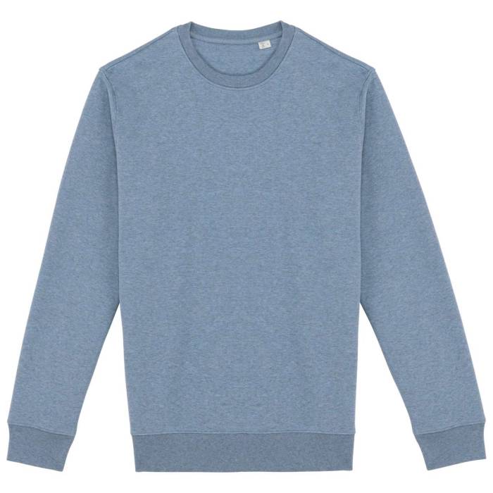 ECO-FRIENDLY UNISEX ROUND NECK SWEATSHIRT - Cool Blue Heather, #4C6983<br><small>UT-ns400cblh-2xl</small>