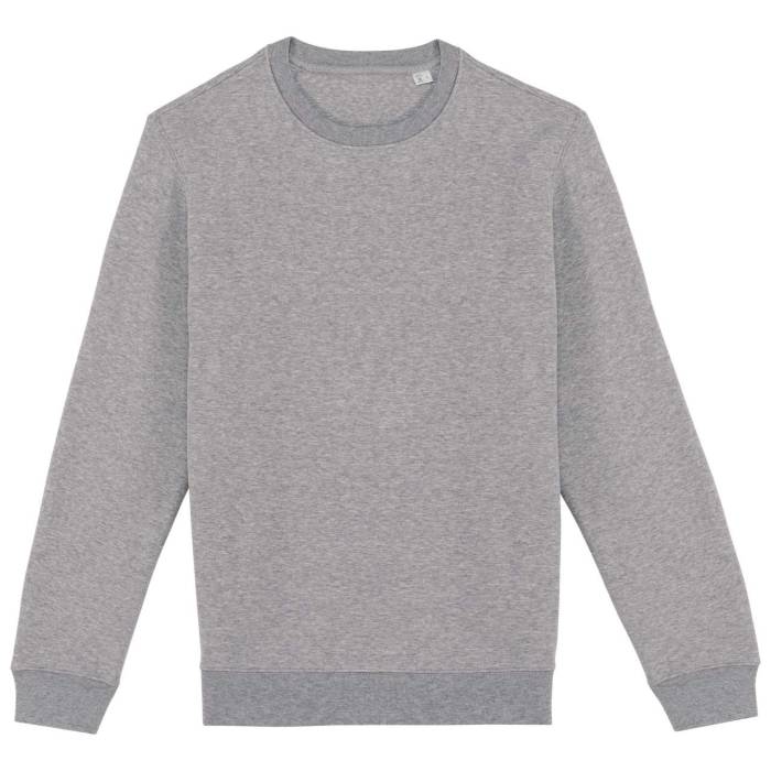 ECO-FRIENDLY UNISEX ROUND NECK SWEATSHIRT - Moon Grey Heather, #6A6D68<br><small>UT-ns400mgrh-2xl</small>