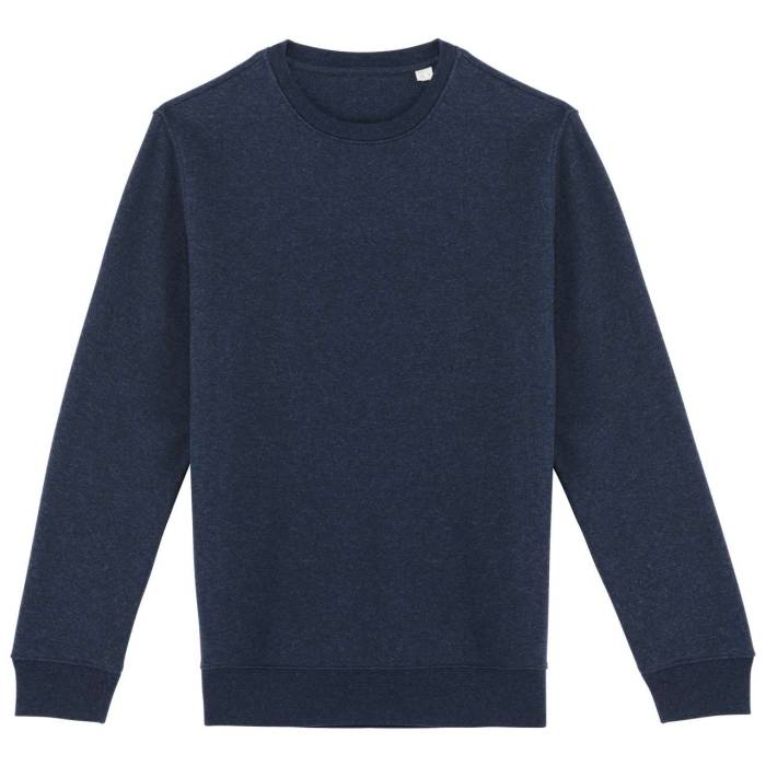 ECO-FRIENDLY UNISEX ROUND NECK SWEATSHIRT - Navy Blue Heather, #1C2029<br><small>UT-ns400nvbh-2xl</small>