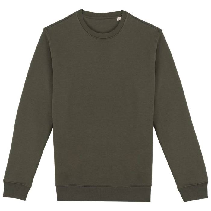 ECO-FRIENDLY UNISEX ROUND NECK SWEATSHIRT - Organic Khaki, #51534a<br><small>UT-ns400okh-2xl</small>