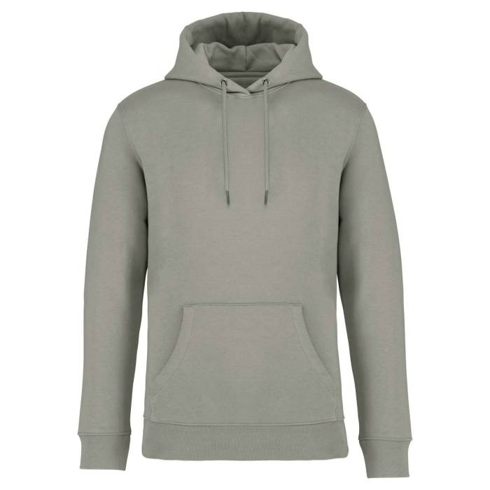 ECO-FRIENDLY UNISEX HOODED SWEATSHIRT - Almond Green, #7e7f74<br><small>UT-ns401alg-3xl</small>