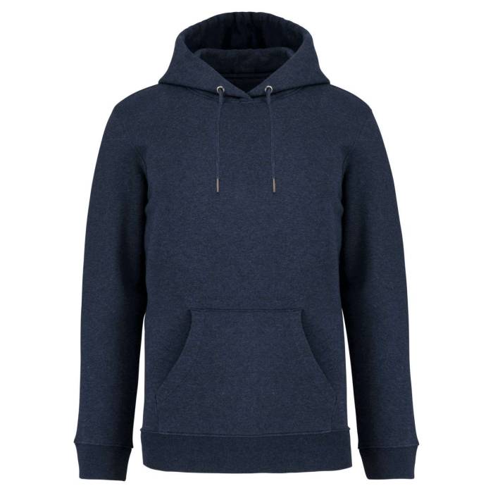 ECO-FRIENDLY UNISEX HOODED SWEATSHIRT - Navy Blue Heather, #1C2029<br><small>UT-ns401nvbh-m</small>