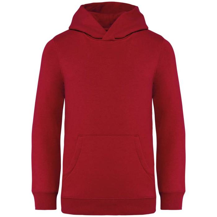 KIDS’ HOODED SWEATSHIRT - Hibiscus Red, #781F1C<br><small>UT-ns404hre-10/12</small>