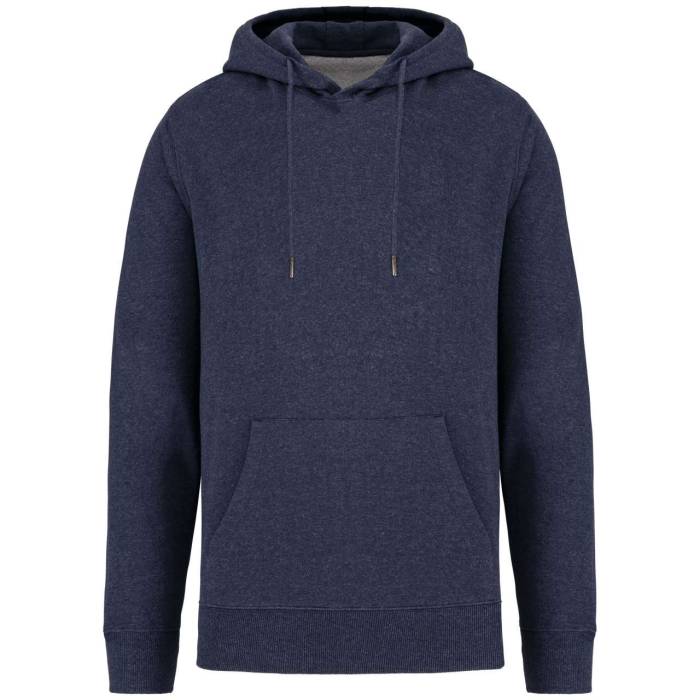 ECO-FRIENDLY UNISEX RECYCLED HOODED SWEATSHIRT - Recycled Navy Heather, #141B2C<br><small>UT-ns411rnh-3xl</small>