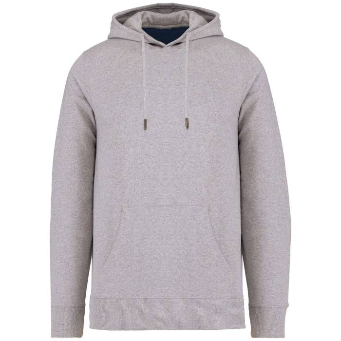 ECO-FRIENDLY UNISEX RECYCLED HOODED SWEATSHIRT - Recycled Oxford Grey, #7E817C<br><small>UT-ns411rog-3xl</small>