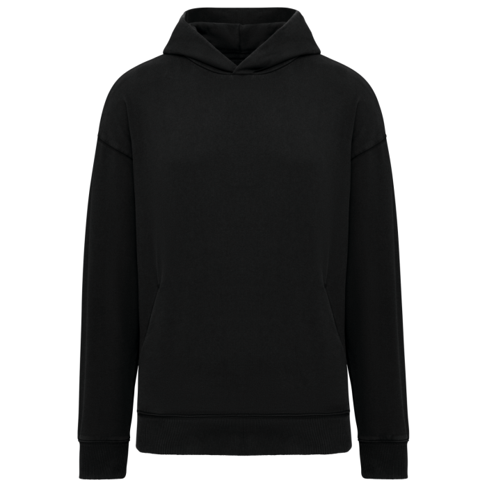 UNISEX WASHED EFFECT OVERSIZE HOODED SWEATSHIRT