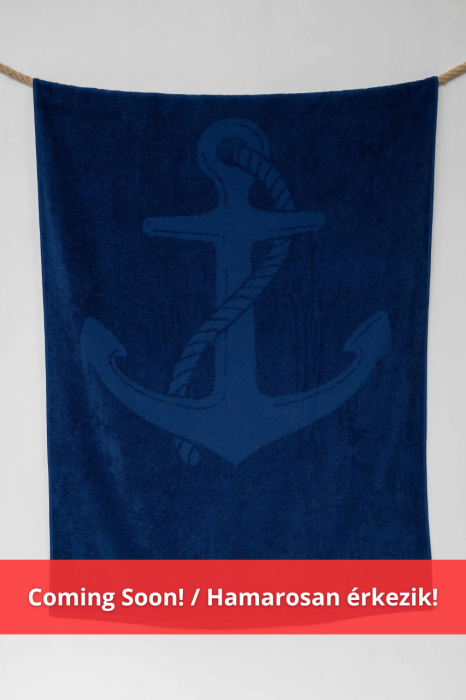 OLIMA „ANCHOR” JACQUARD BEACH TOWEL