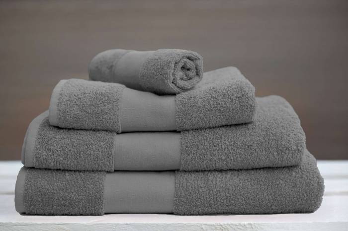 OLIMA CLASSIC TOWEL - Grey, #959CA6<br><small>UT-ol450gr-100x150</small>