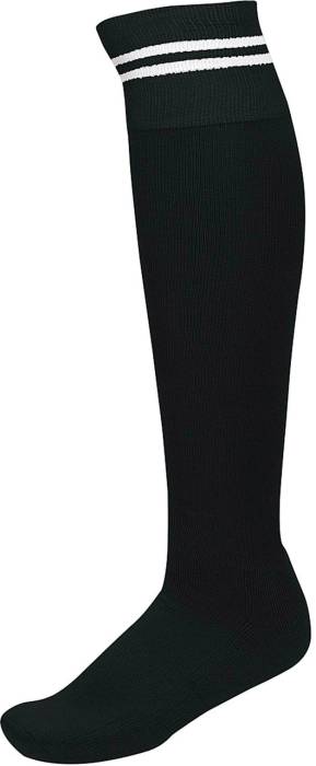 STRIPED SPORTS SOCKS - Black/Sporty Red, #000000/#EB0024<br><small>UT-pa015bl/re-39/42</small>