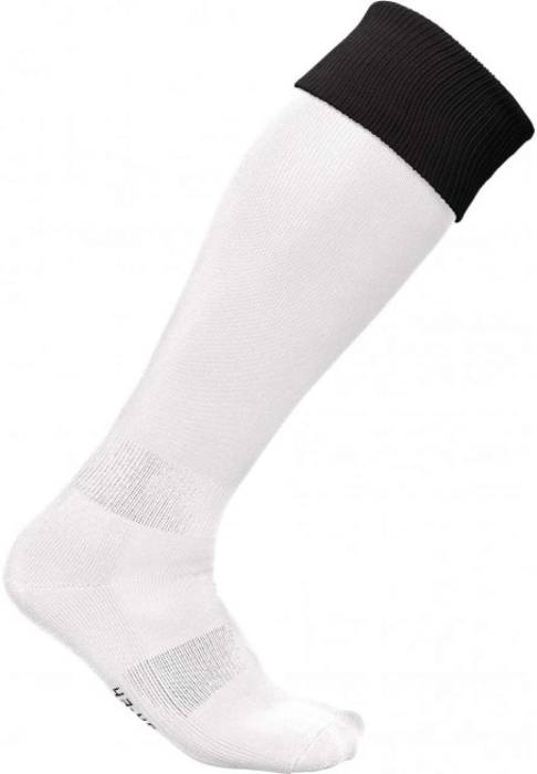 TWO-TONE SPORTS SOCKS - White/Sporty Red, #FFFFFF/#EB0024<br><small>UT-pa0300wh/sre-27/30</small>