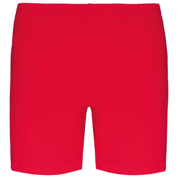 LADIES` JERSEY SPORTS SHORTS - Red, #DA0043<br><small>UT-pa152re-l</small>