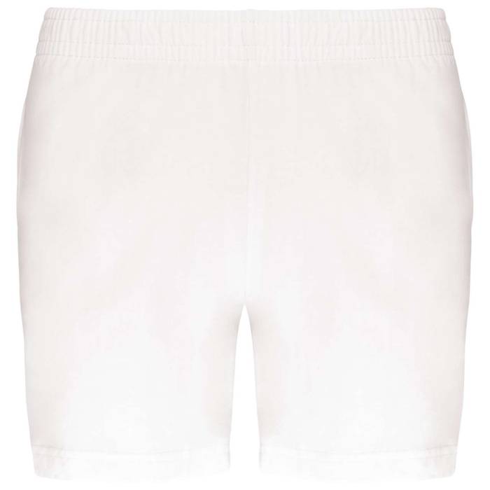LADIES` JERSEY SPORTS SHORTS - White, #FFFFFF<br><small>UT-pa152wh-2xl</small>