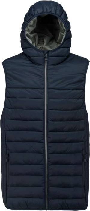 ADULT HOODED BODYWARMER - Navy, #2A3244<br><small>UT-pa237nv-3xl</small>