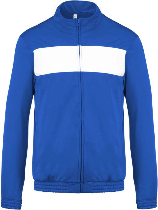ADULT TRACKSUIT TOP - Sporty Royal Blue/White, #236192/#FFFFFF<br><small>UT-pa347sro/wh-2xl</small>