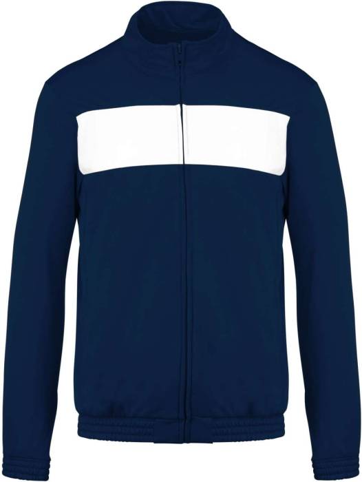 KIDS` TRACKSUIT TOP - Sporty Navy/White, #253746/#FFFFFF<br><small>UT-pa348snv/wh-10/12</small>