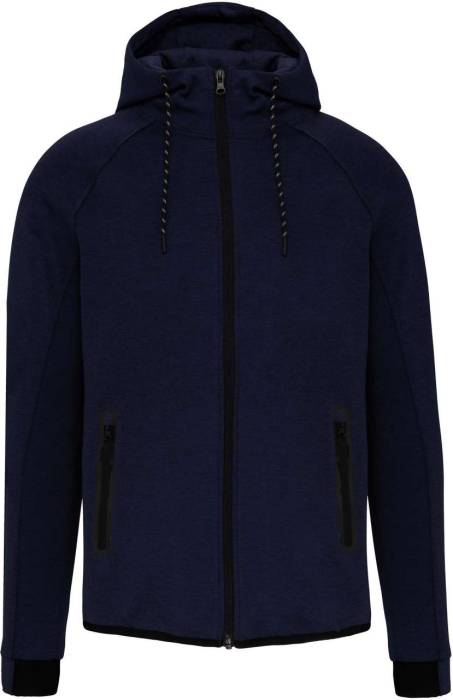 MEN`S HOODED SWEATSHIRT - French Navy Heather, #30314D<br><small>UT-pa358fnvh-2xl</small>