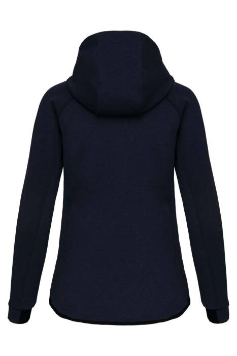 LADIES’ HOODED SWEATSHIRT - French Navy Heather, #30314D<br><small>UT-pa359fnvh-l</small>