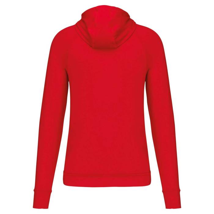 ZIP NECK HOODED SPORTS SWEATSHIRT - Red, #DA0043<br><small>UT-pa360re-s</small>