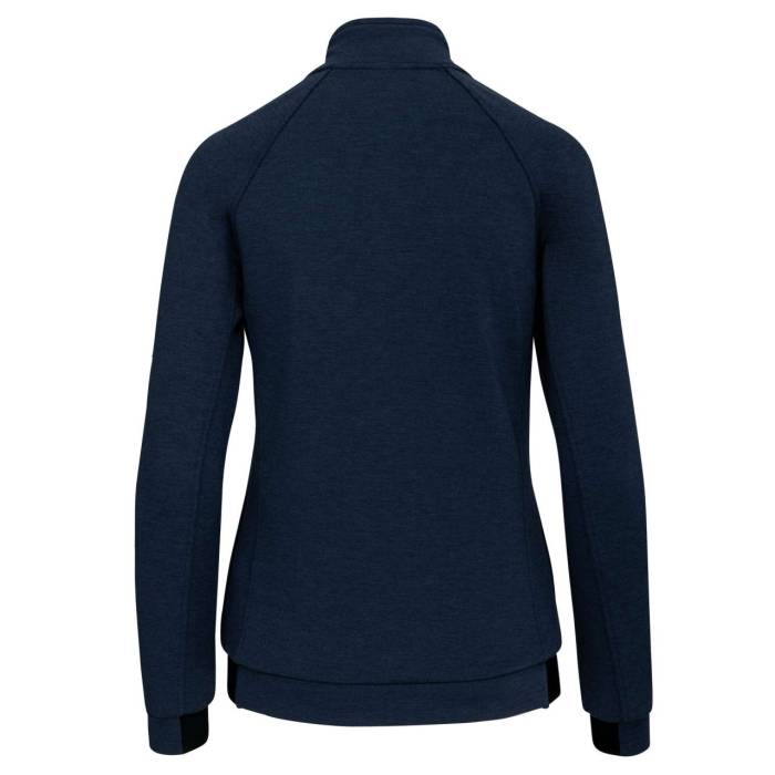 LADIES` HIGH NECK JACKET - French Navy Heather, #30314D<br><small>UT-pa379fnvh-2xl</small>