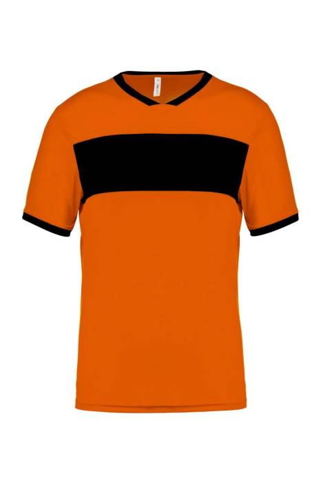 ADULTS` SHORT-SLEEVED JERSEY - Orange/Black, #FF6308/#000000<br><small>UT-pa4000or/bl-2xl</small>
