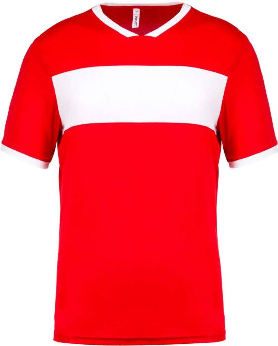 ADULTS` SHORT-SLEEVED JERSEY - Sporty Red/White, #EB0024/#FFFFFF<br><small>UT-pa4000sre/wh-2xl</small>