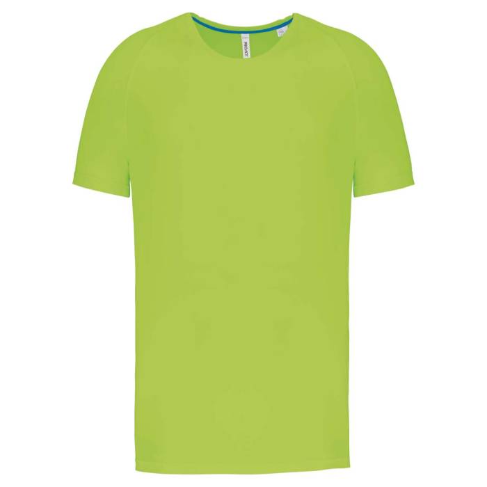 MEN`S RECYCLED ROUND NECK SPORTS T-SHIRT - Lime, #A0D868<br><small>UT-pa4012li-3xl</small>