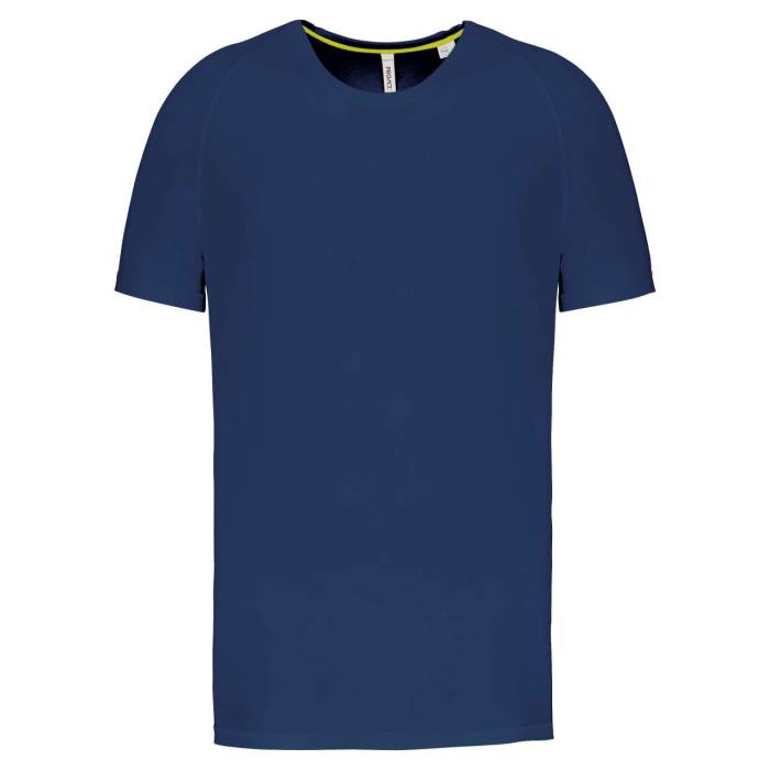 MEN`S RECYCLED ROUND NECK SPORTS T-SHIRT - Sporty Navy, #00246C<br><small>UT-pa4012snv-2xl</small>