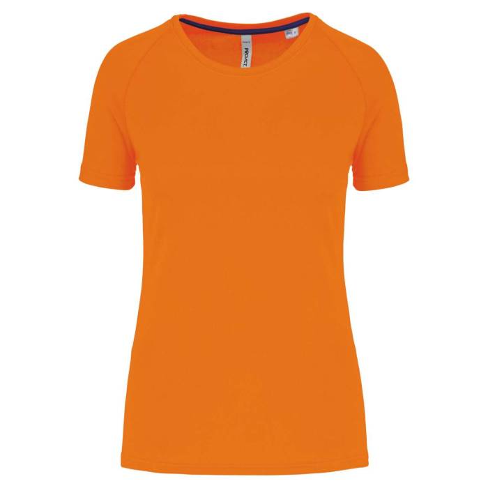 LADIES' RECYCLED ROUND NECK SPORTS T-SHIRT