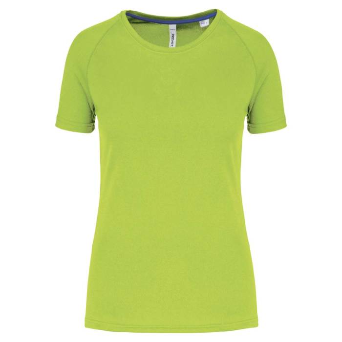 LADIES` RECYCLED ROUND NECK SPORTS T-SHIRT - Lime, #A0D868<br><small>UT-pa4013li-m</small>
