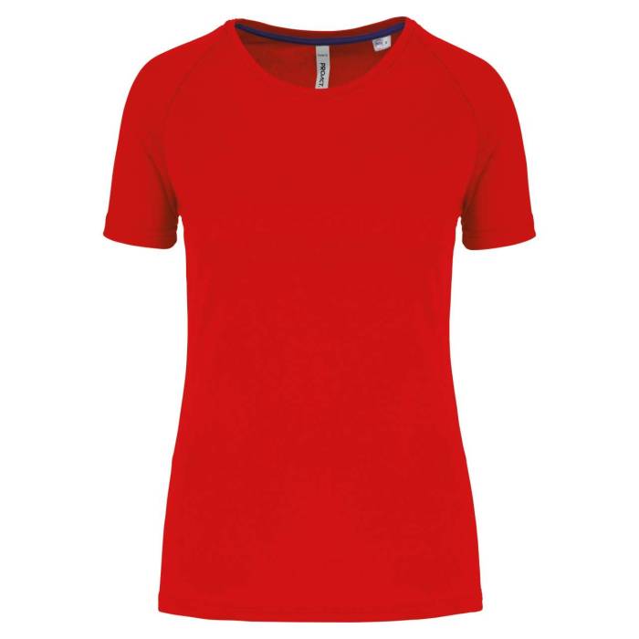 LADIES' RECYCLED ROUND NECK SPORTS T-SHIRT