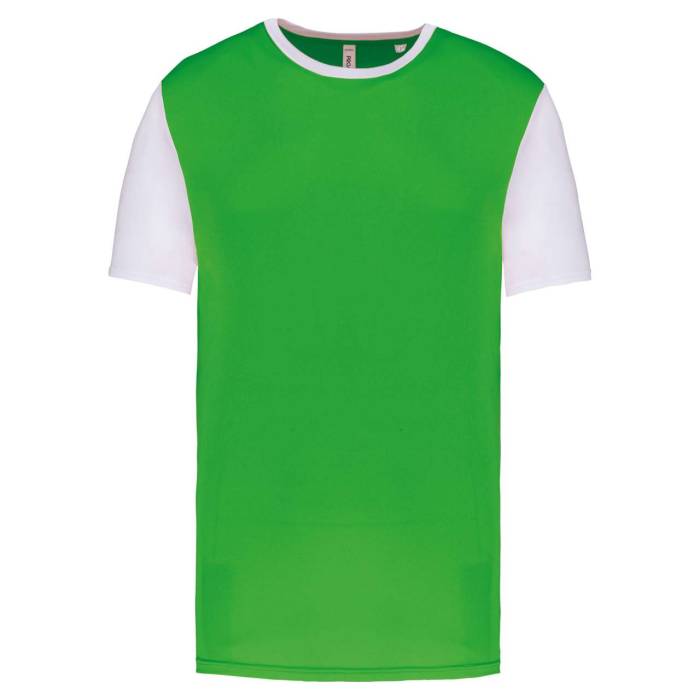 ADULTS` BICOLOUR SHORT-SLEEVED T-SHIRT - Green/White, #3A913F/#FFFFFF<br><small>UT-pa4023gn/wh-2xl</small>