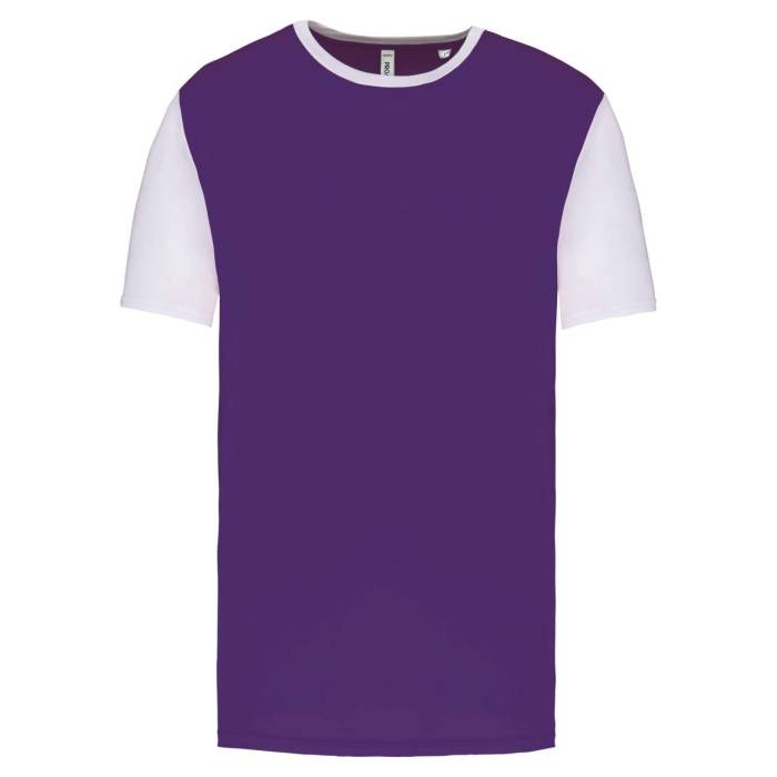 ADULTS' BICOLOUR SHORT-SLEEVED T-SHIRT